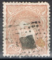 Sello 100 Mils. Alegoria 1870, Num 108b º - Oblitérés