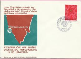 14th Games Of SDK Workers In Croatia, Rovinj, 26.5.1979., Yugoslavia, Cover - Lettres & Documents