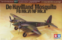 - TAMIYA - Maquette De Havilland Mosquito FB Mk.VI/NF MK.II - 1/72°- Réf 60747 - - Vliegtuigen