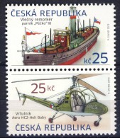 ##Czech Republic 2013. Transport. Pair. MNH(**) - Unused Stamps