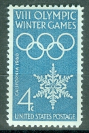 USA  1960 Olympic Winter Games,  MNH** - Lot. 2197 - Inverno1960: Squaw Valley