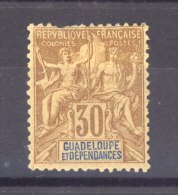 Guadeloupe  :  Yv  35  * - Neufs