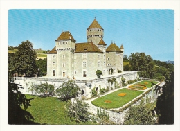 Cp, 74, Lovagny - Gorges Du Fier, Le Château De Montrottier Et Ses Terrasses - Lovagny