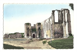 Cp, 85, Maillezais, Abbaye De Maillezais, Ancienne Cathédrale, Voyagée 1961 - Maillezais