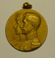 Monaco Médaille  "" LL MM Albert Et Elisabeth "" - "" L´Union Fait La Force - Autres & Non Classés