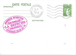 Journées Sportives Culturelles Philatéliques - La Dépêche - Cugnaux - 1978 - Cartes Postales Repiquages (avant 1995)