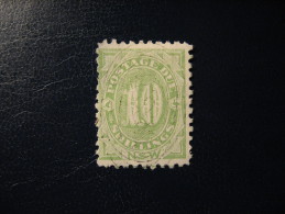 NSW  Due 1891 (o)   S&G # D9    P10     Wmk 40 (NSW & Crown) - Usati