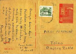 HUNGARY - 1964.Postal Stationery - Ordinary Postal Stationery 40 Fillér USED! Cat.No.:186. - Entiers Postaux