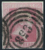 953 Minden Auf 1 Sgr. Rosa - Preussen Nr. 6a - Pracht - Tiefst Geprüft - Oblitérés