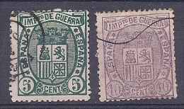 140010347  ESPAÑA  EDIFIL  Nº  154/5 - Kriegssteuermarken