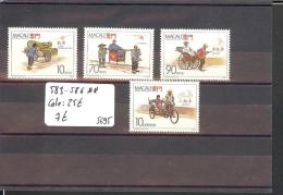 MACAU - No Michel 583-586  ** ( MNH - SANS CHARNIERE )   -  Cote: 25 € - Unused Stamps