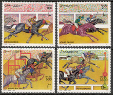 Somalia 2000 Horse Racing MNH; Michel # 832-35 - Somalia (1960-...)