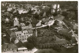 CPSM     56     PLOEMEUR      1955       VUE AERIENNE    ECOLE DU SACRE COEUR - Ploemeur