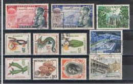 MONACO - LOT DE 11 TIMBRES OBLITERES - Collections, Lots & Series