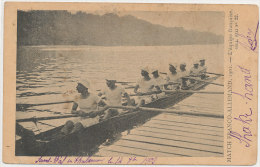 SPORT )) AVIRON    MATCH FRANCO ALLEMAND   EQUIPE FRANCAISE  ** - Rowing