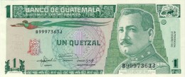 BILLET # GUATEMALA # 1992 # 1 QUETZAL  # NEUF  # - Guatemala