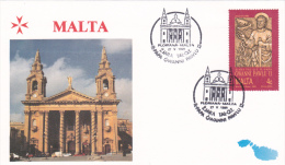 Pope John Paul II - Visit:  1990 Malta Zjara Tal IQ   (G55-11) - Popes