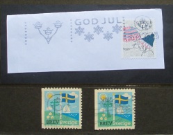 Svezia 2011 Flag 2 Stamps And Wood Hat - Usati