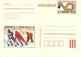 HUNGARY - 1983.Postal Stationery - Ice-Hockey World Championship/Sport  MNH!!! Cat.No.342. - Entiers Postaux