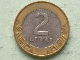 2 LITAI - 1999 / KM 112 ( For Grade, Please See Photo ) ! - Lithuania