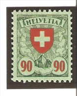 1924 Ecusson 90cs * Vert - Unused Stamps