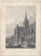 Tiré à Part/Gravure XIXéme//Cathédrale EVREUX/ Eure / Rouargue Fréres Sc / F. Chardon Ainé / Vers 1850    GRAV48 - Prints & Engravings