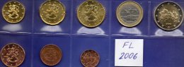 Finnland EURO 2006 Prägeanstalt Helsinki Stg. 24€ Stempelglanz Der Staatlichen Münze Set 1C.- 2€ Coins Of Soumi Finland - Finland