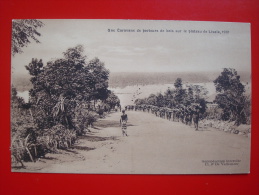 CONGO LISALA (1901) UNE CARAVANE DE PORTEURS DE BOIS SUR LE PLATEAU DE LISALA - Andere & Zonder Classificatie