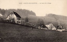 PONTS DE MARTEL   Le Haut Du Village - Ponts-de-Martel