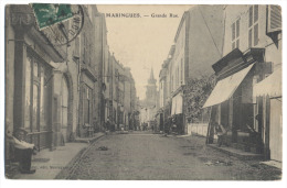 (63) MARINGUES GRANDE RUE 1914. Petite Animation. - Maringues