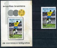 BRESIL 914 + BF24 **  Pelé - Unused Stamps