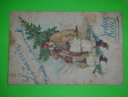 Croatia,Lika,christmas Tree,ethnics,vintage Postcard - Sin Clasificación