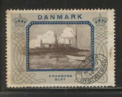SWEDEN 1914 MALMO BALTIC EXPO DANISH PALACES DENMARK KRONBORG NO GUM POSTER STAMP CINDERELLA REKLAMENMARKEN - Ungebraucht