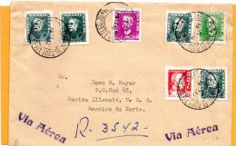 Brazil Old Cover Mailed To USA - Covers & Documents