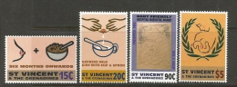 St Vincent & Grenadines 1995   Sc#2184-7  UNESCO Set MNH**   2013 Scott Value $6.75 - UNESCO
