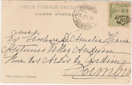 Portugal & Postal Coche D.João V 1703, Lisboa / Coimbra 1903 (2) - Briefe U. Dokumente