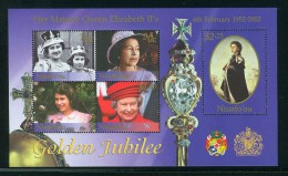 Niuafo'ou - 2002 Queen Elizabeth II Block MNH__(FIL-7249) - Tonga (1970-...)