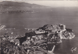 MONACO,MONTE CARLO EN 1950,PORT,carte Avec  Timbre,BLASON,MARCOPHILIE - Autres & Non Classés