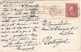 U.S.A & Postal São Francisco Tower Of Jewels 1915, Lisboa 1918 (1) - Cartas & Documentos