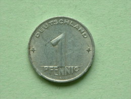 1952 A - 1 Pfennig / KM 5 ( For Grade, Please See Photo ) ! - 1 Pfennig