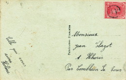 056/22 -  Carte Fantaisie TP Albert  - ANNULATION ANORMALE Par BOITE RURALE - Région De XHORIS - Landelijks Post
