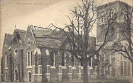 GHELUWE - De Kerk - Verwoestingen 1914-18 - Foto Leyer N° 22 - Wervik