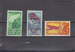 India Francesa Nº A18 Al A20 - Unused Stamps