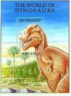 ANGOLA Animaux Prehistoriques, Prehistoire YVERT BF Emis En 1998**  MNH Neuf Sans Charniere - Prehistorisch