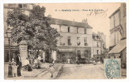 CPA Gentilly Place De La Fontaine 94 Val De Marne Saujet Café De La Place De La Fontaine - Gentilly