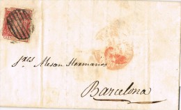 6935. Carta Entera REUS (Tarragona) 1854. Recargo 6 Maravedies - Briefe U. Dokumente