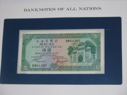 5 Cinco Patacas - Banco Nacional Ultramarino - MACAO  - Billet Neuf - UNC  !!! **** ACHAT IMMEDIAT *** - Macau