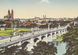 Blick Auf Magdeburg Von Der Zollbrücke   Germany  # 03127 - Magdeburg