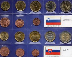 €-Einführung Osteuropa Slowenien 2007,Slowakei 2009 Stg 31€ Prägeanstalt Ljubljana/Bratislava Coins Slovenija/Slovensko - Other - Europe