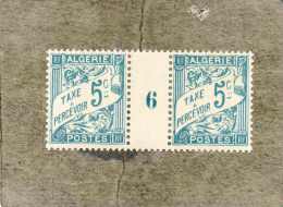 ALGERIE : Type "Duval", Timbre-taxe - Millésime Des Timbres-Taxe : 1926 = 6 - Postage Due